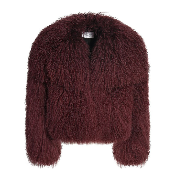 Cappotto Loyenne Borgogna in Mongolia