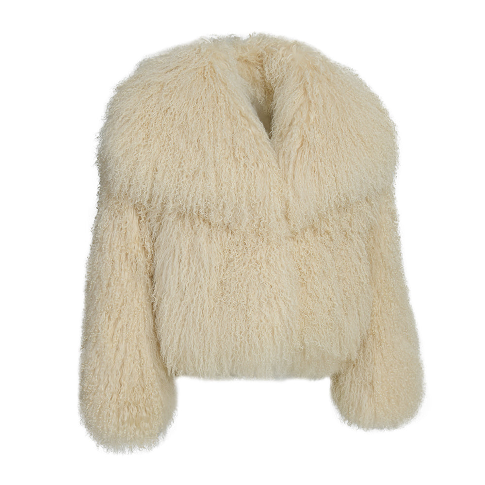 Cappotto Loyenne Beige in Mongolia