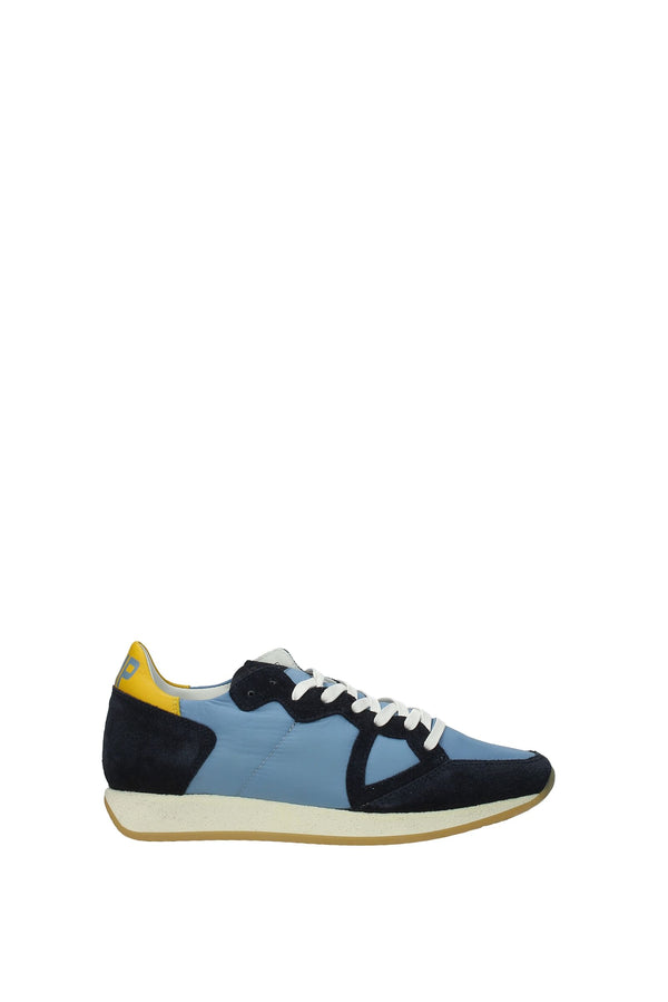 Sneakers Camoscio Blu Acciaio Blu