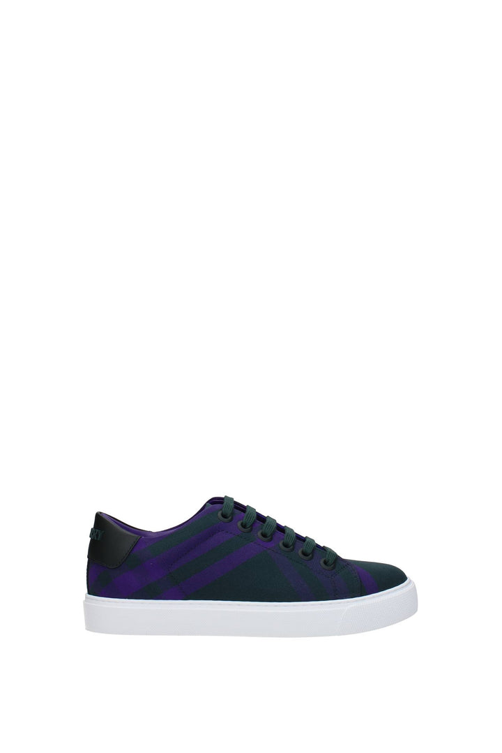 Sneakers Tessuto Verde Viola