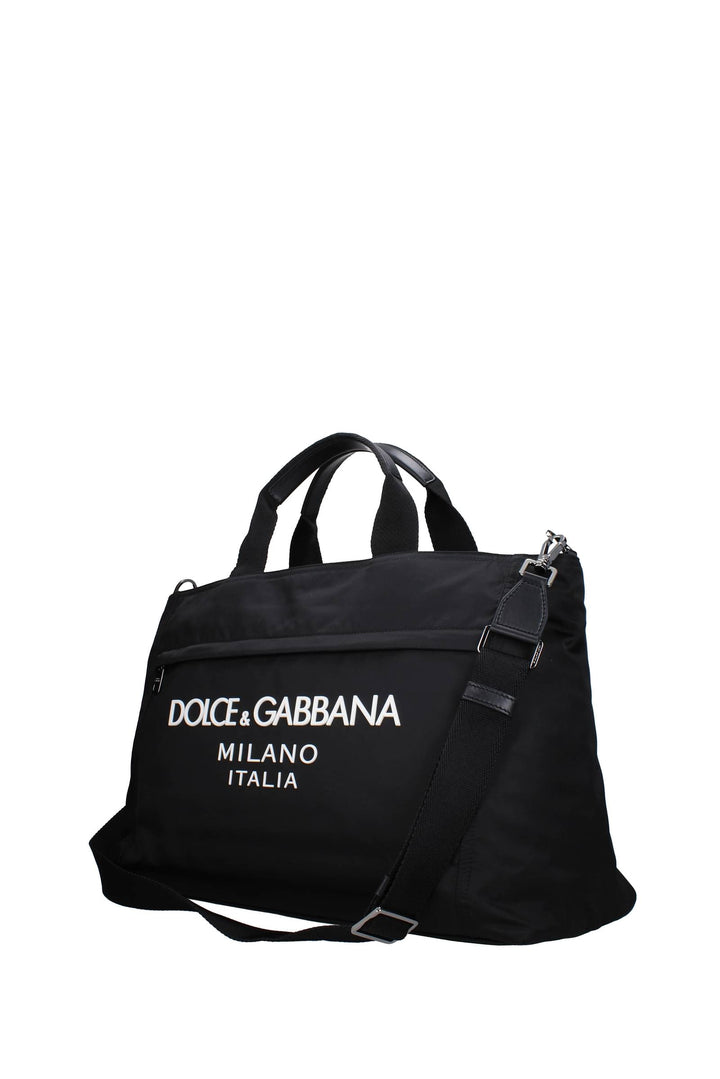 Dolce&Gabbana Borsoni Tessuto Nero