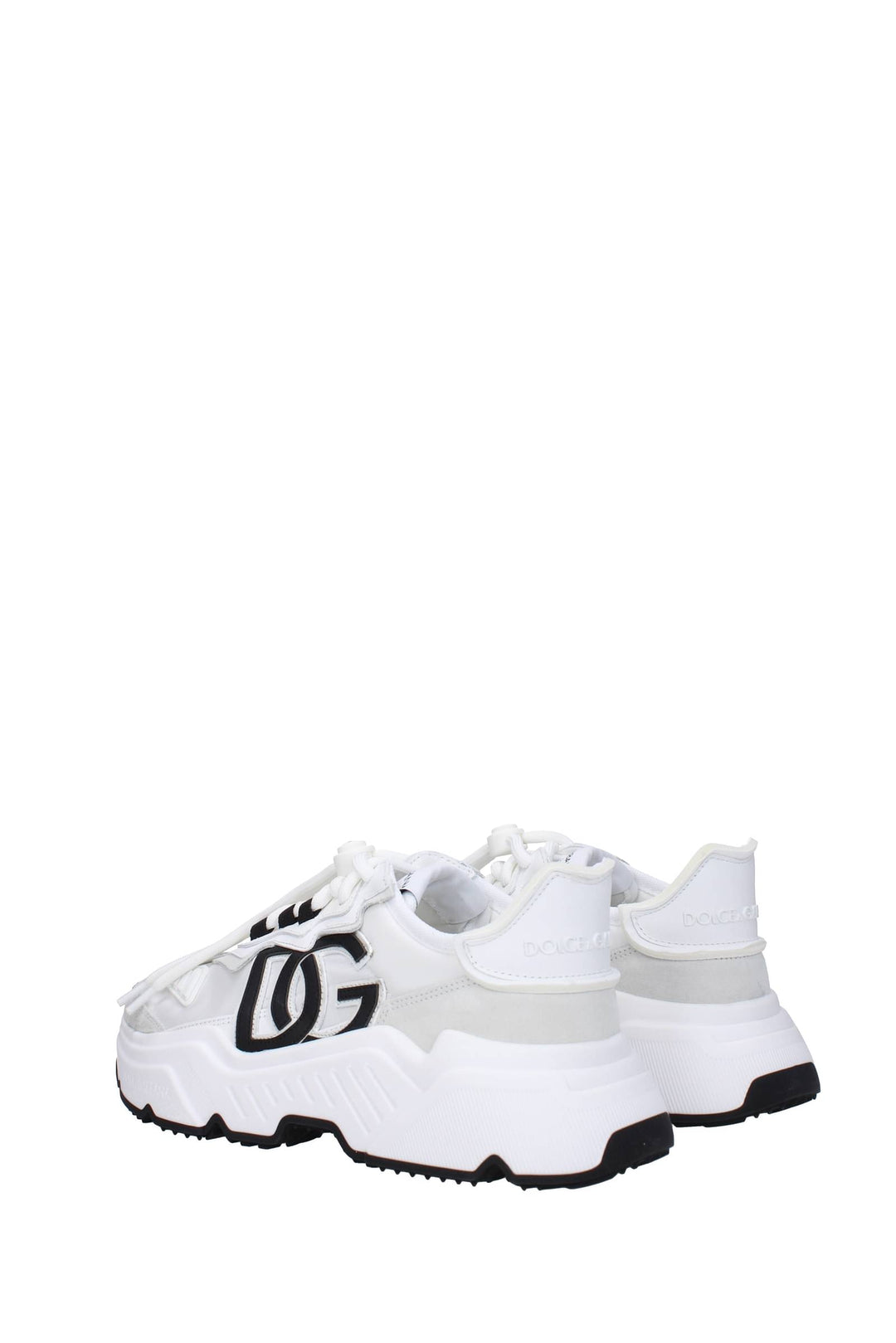 Dolce&Gabbana Sneakers Tessuto Bianco Nero