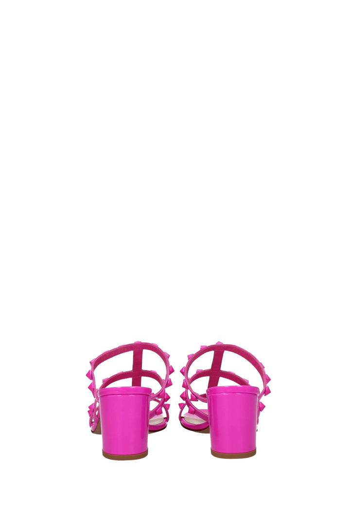 Sandali rockstud Vernice Rosa Ultra Pink
