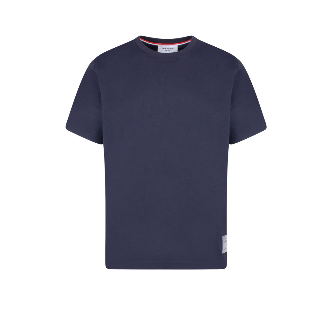 T-shirt in cotone con patch logo