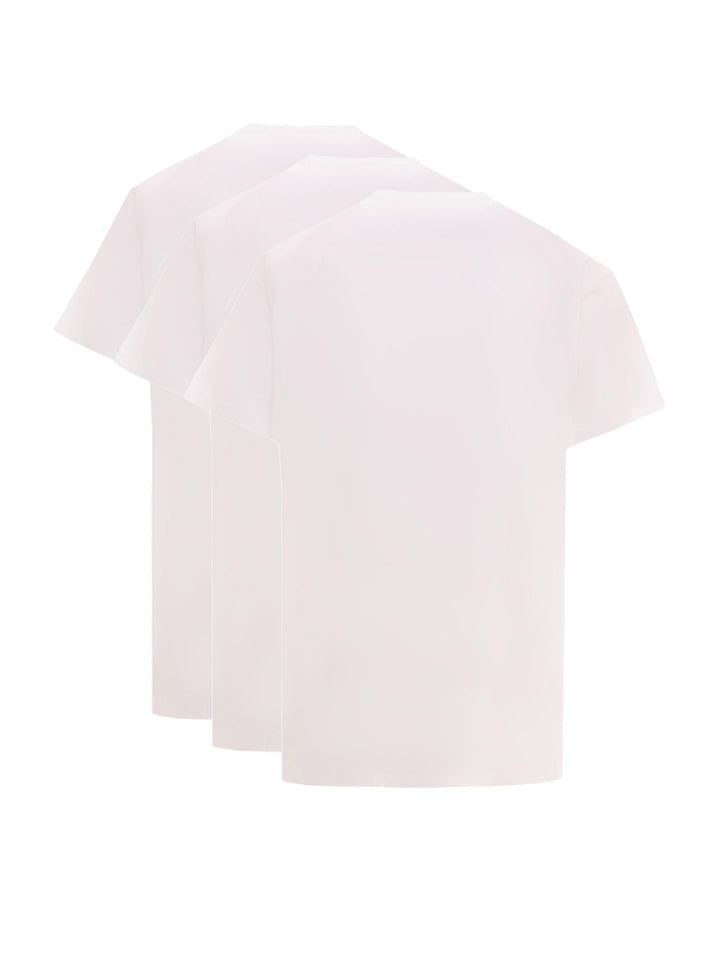 Set t-shirt in cotone organico con etichetta logo