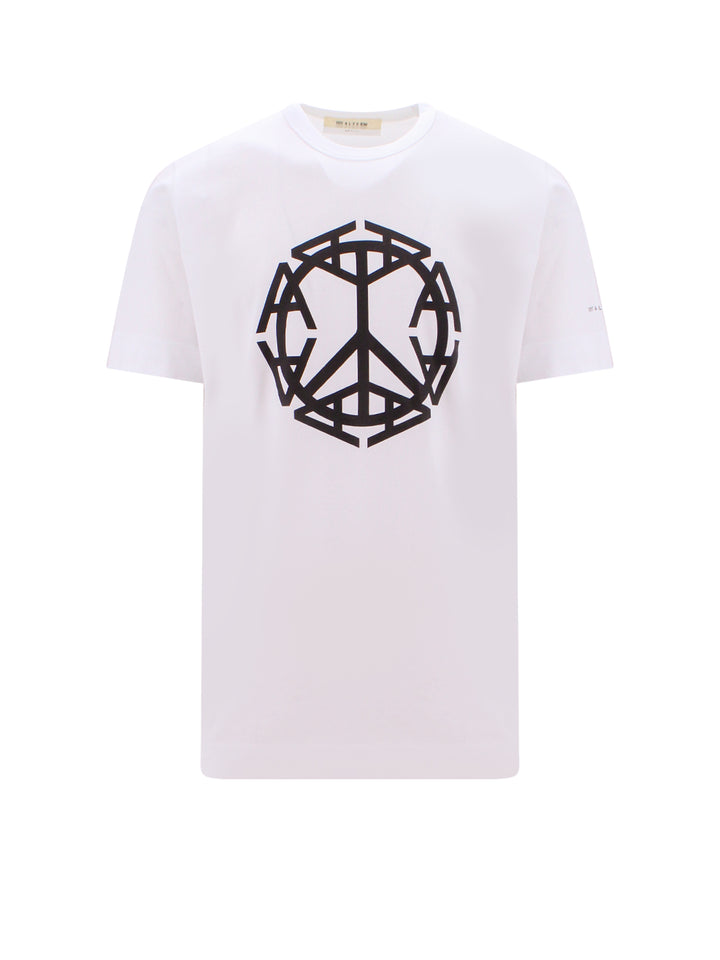 T-shirt in cotone con stampa Peace Sign