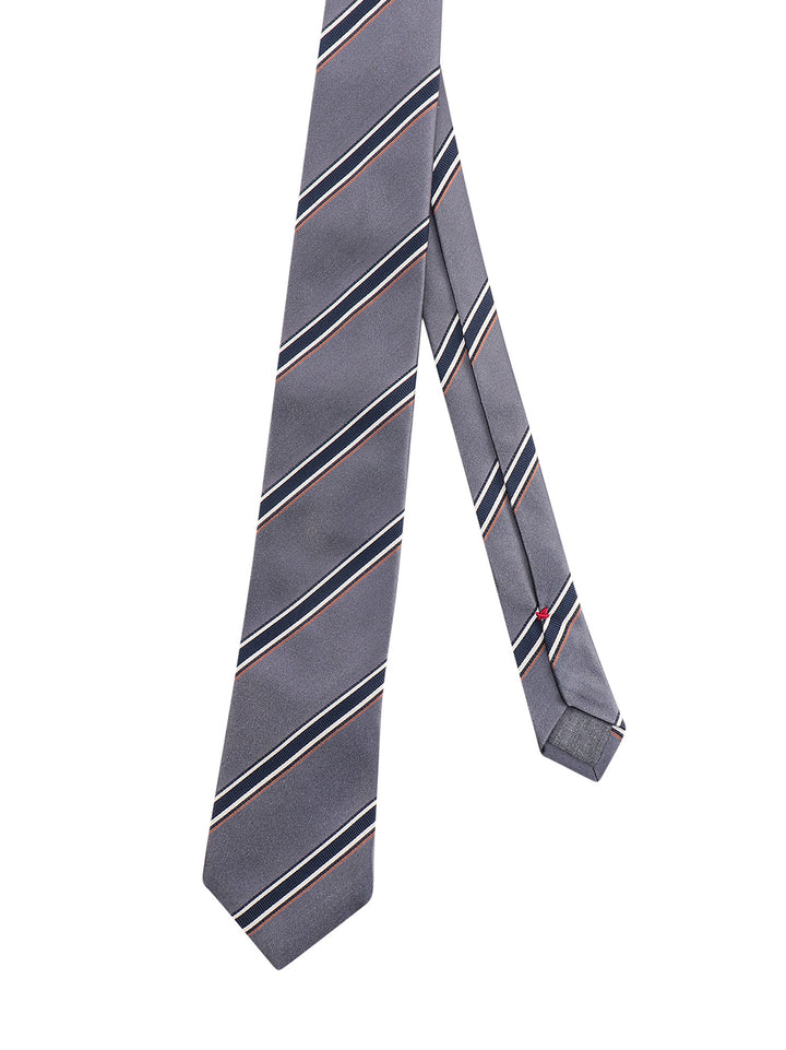 Cravatta in seta e cotone