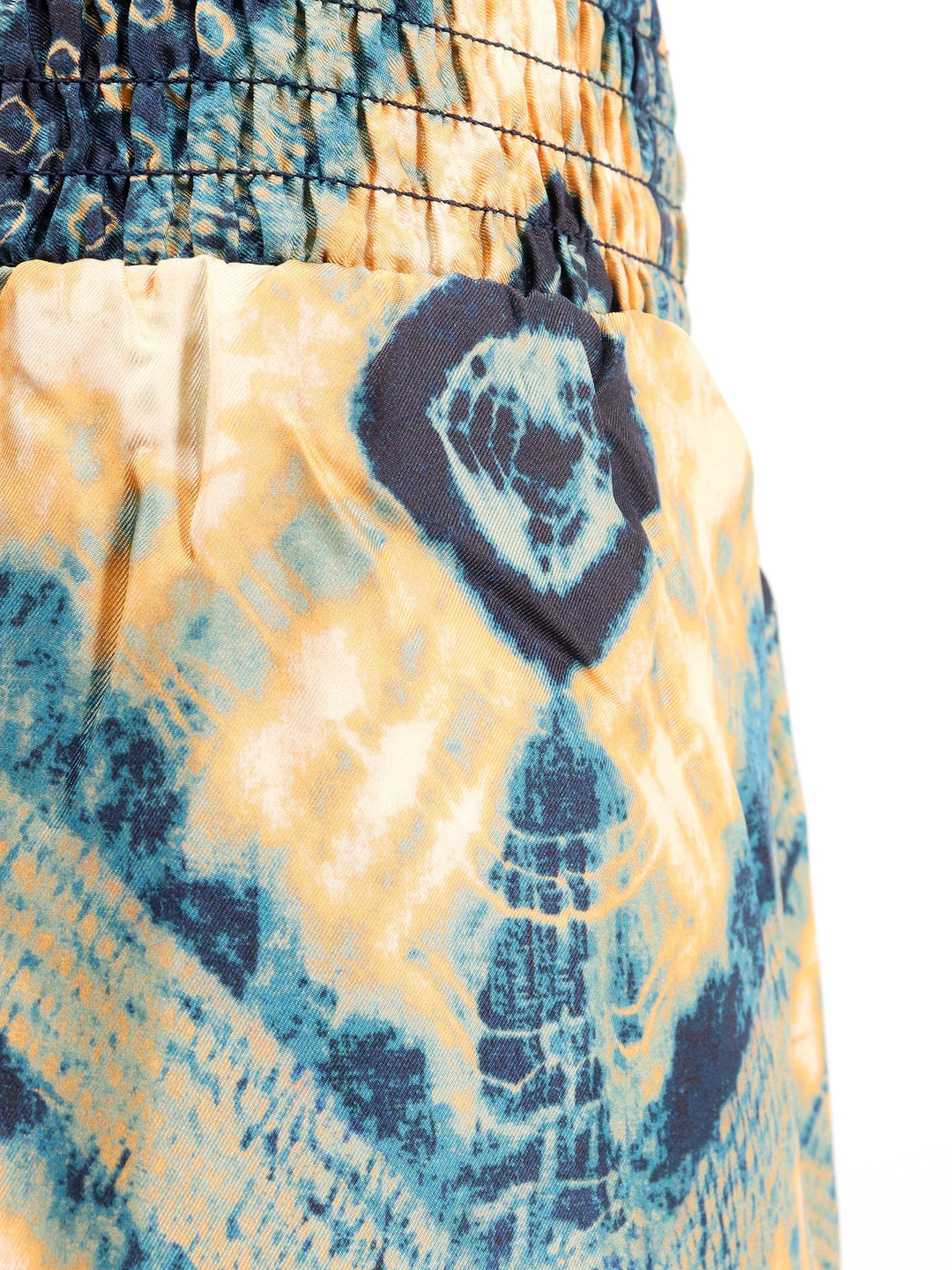 Pantalone in seta con stampa Constellation