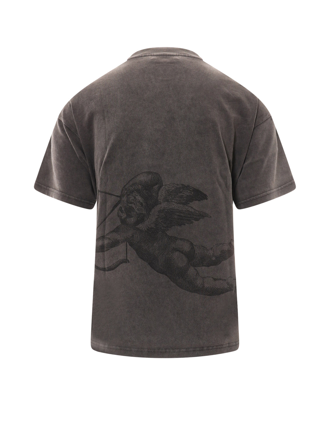 T-shirt in cotone con stampa Cherubini all-over