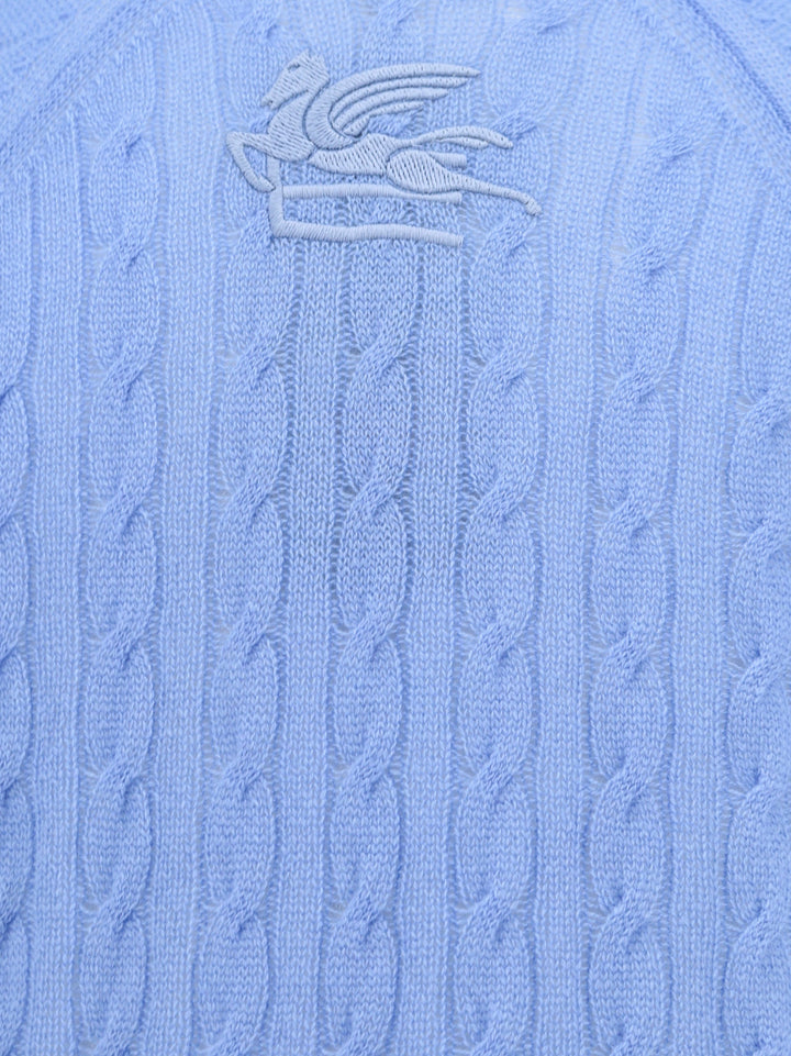 Maglia in cashmere con logo Etro Pegaso posteriore