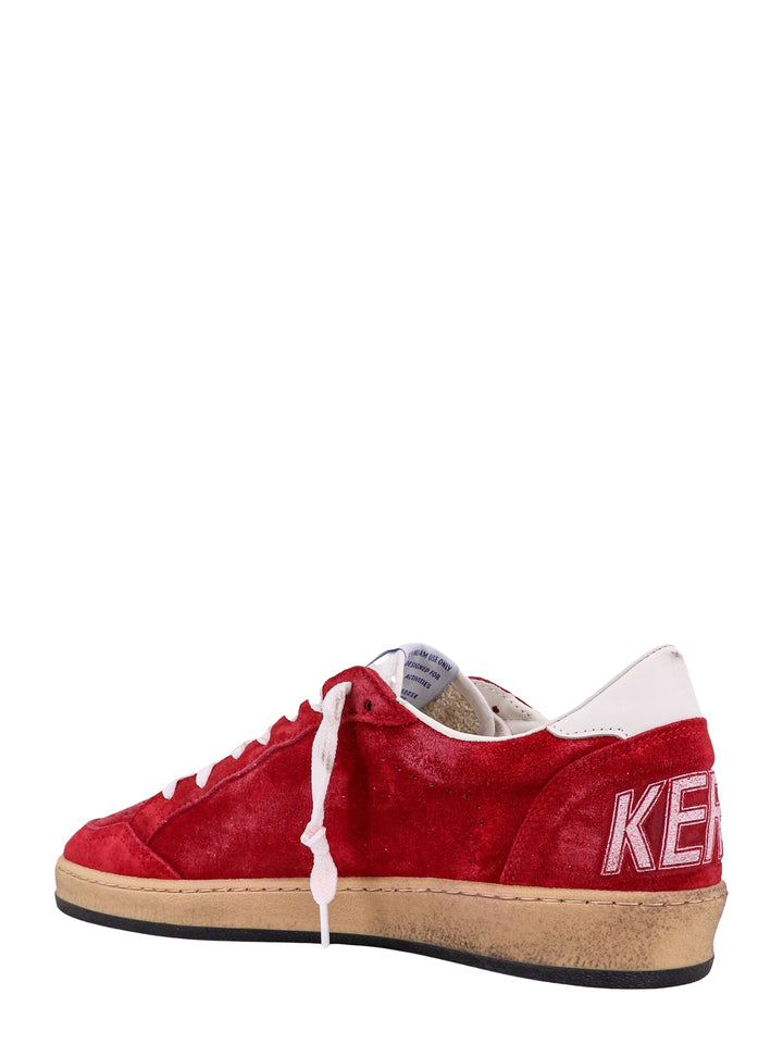 Sneakers in suede con effetto used