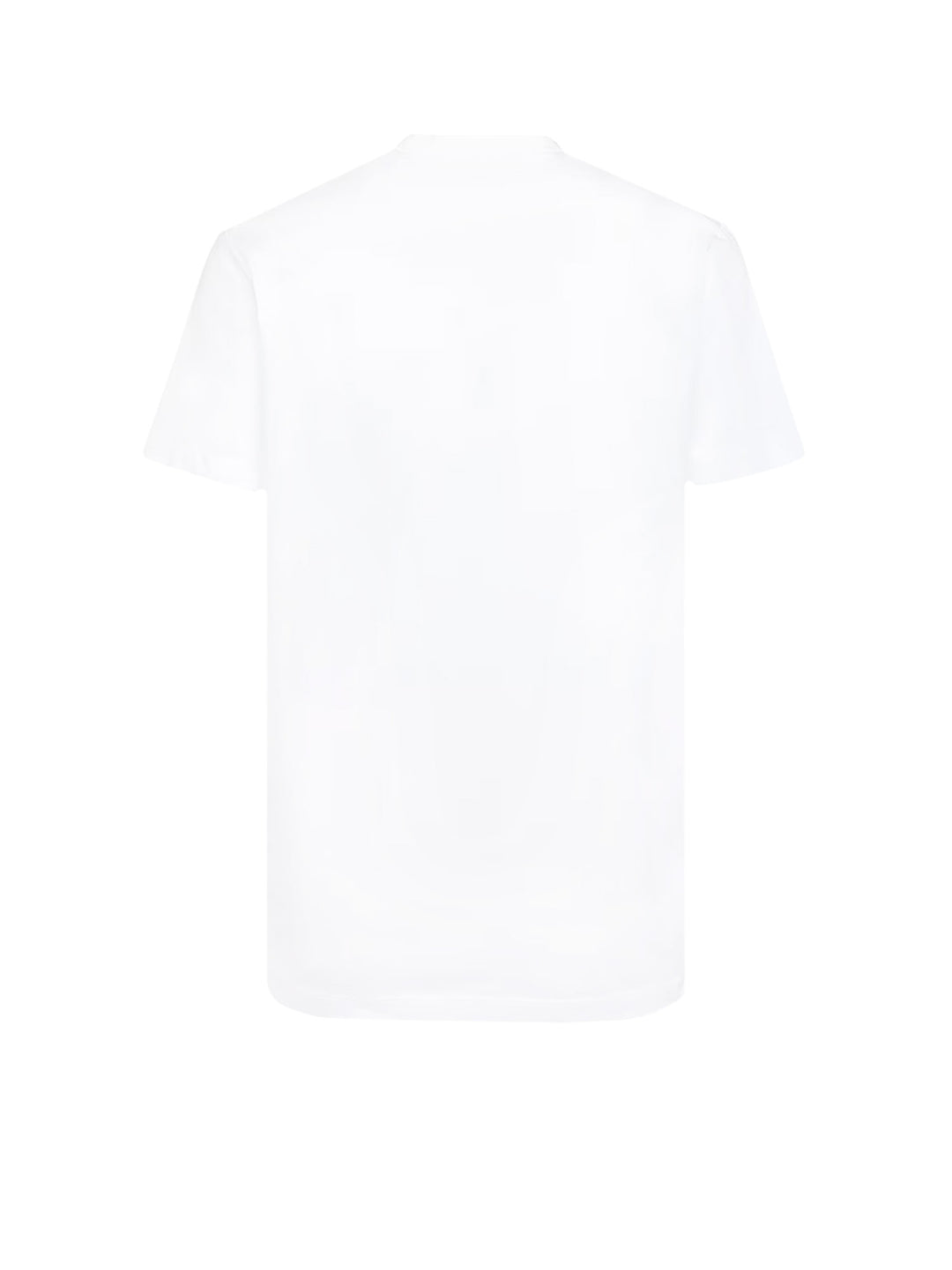 T-shirt in cotone con stampa frontale con logo