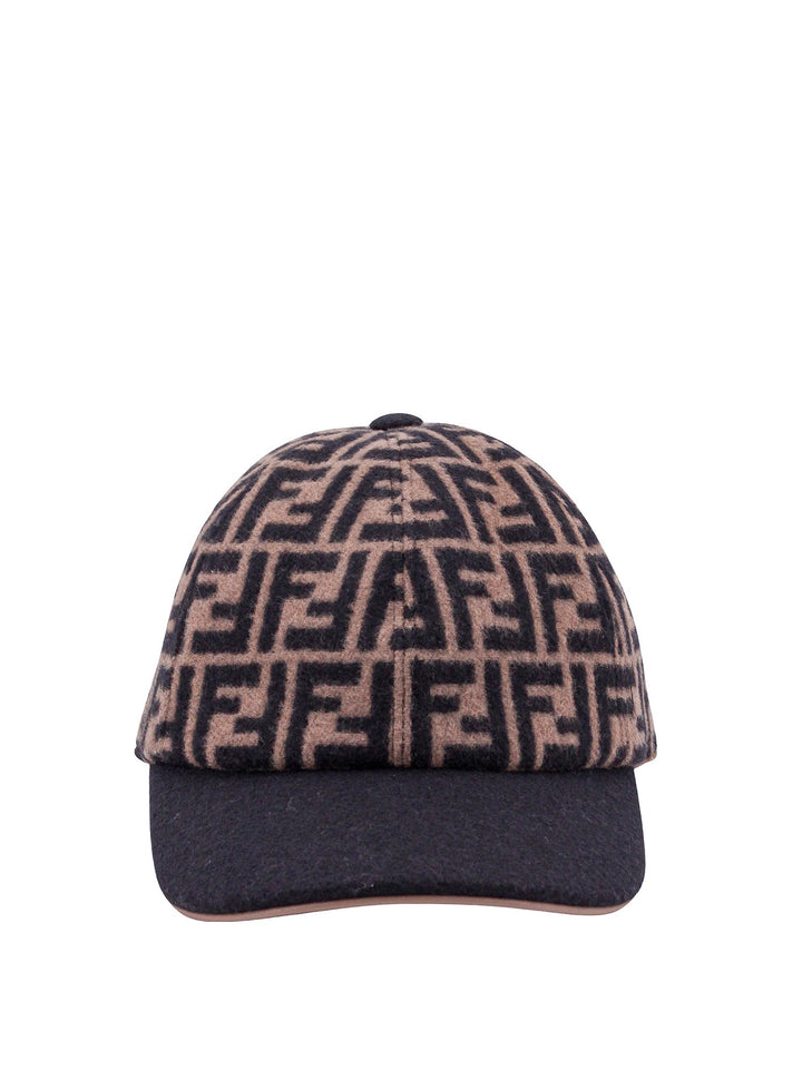 Cappello in lana con motivo FF