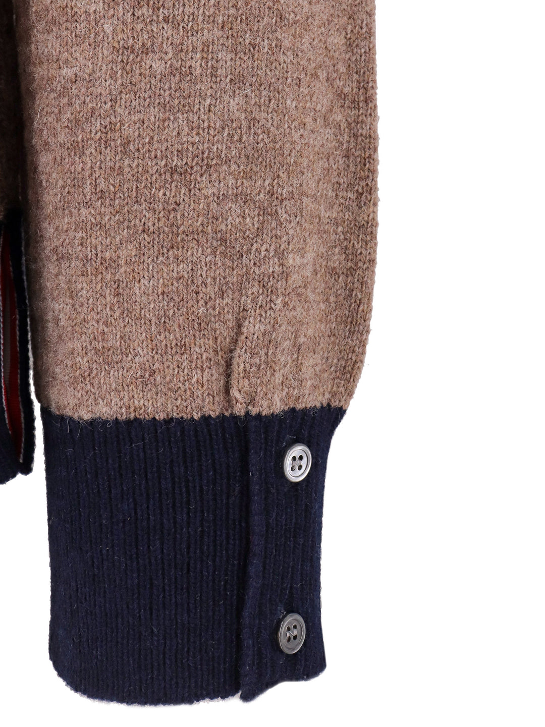 Maglia in lana shetland con iconico dettaglio 4 Stripes