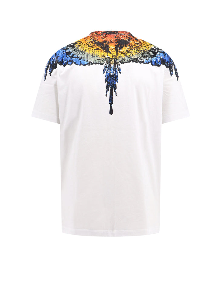 T-shirt in cotone con stampa Lunar Wings