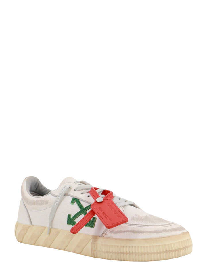 Sneakers in pelle con effetto used
