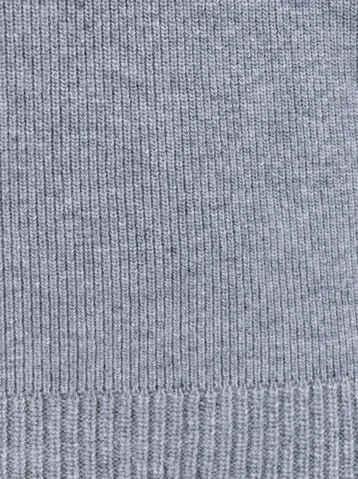 Maglia a coste in lana  superfine