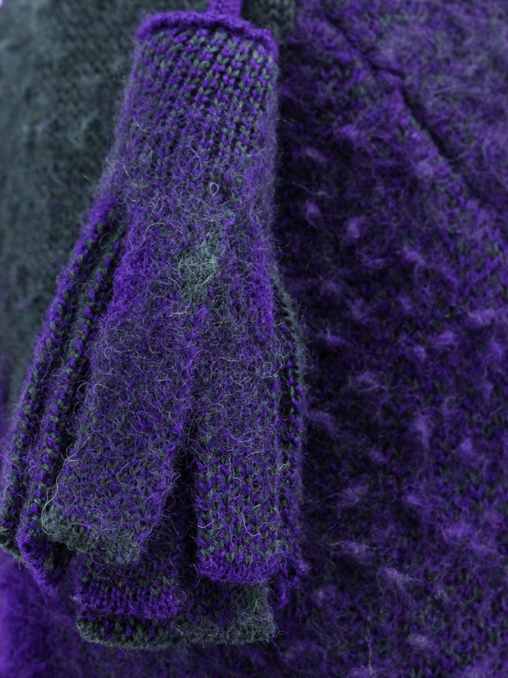 Maglia in lana con lavorazione jacquard