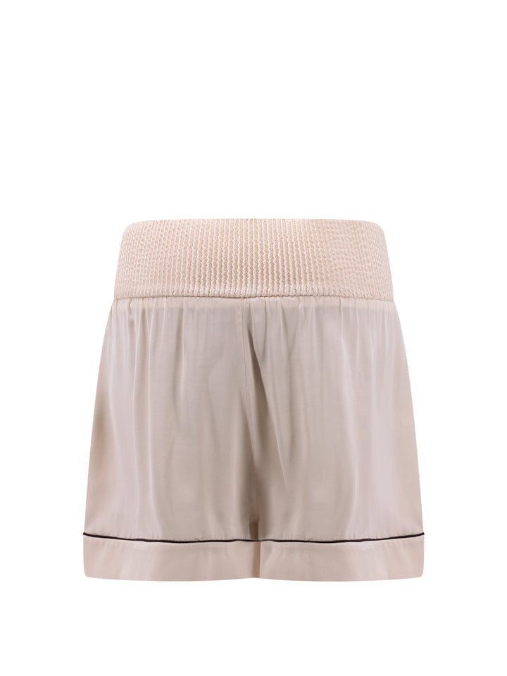 Shorts pigiama in viscosa.   Capsule collection in esclusiva x Nugnes