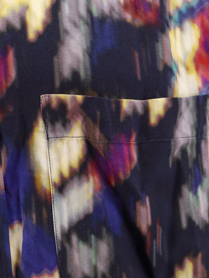 Camicia in viscosa multicolor