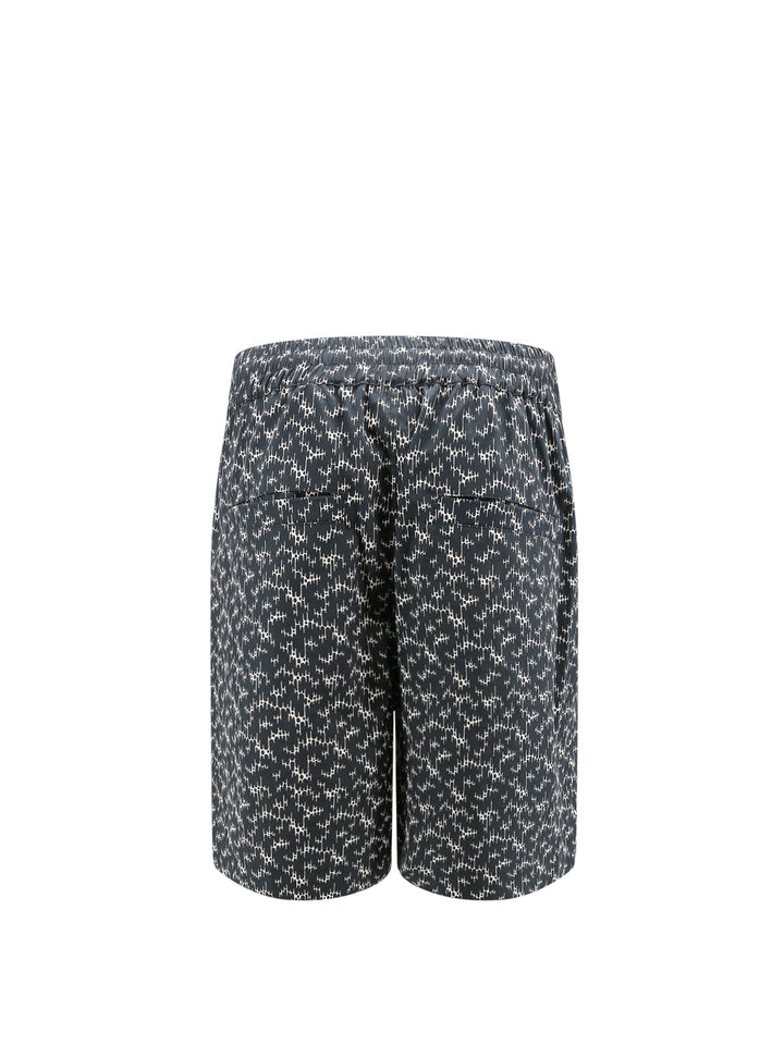 Shorts in cotone con stampa all-over