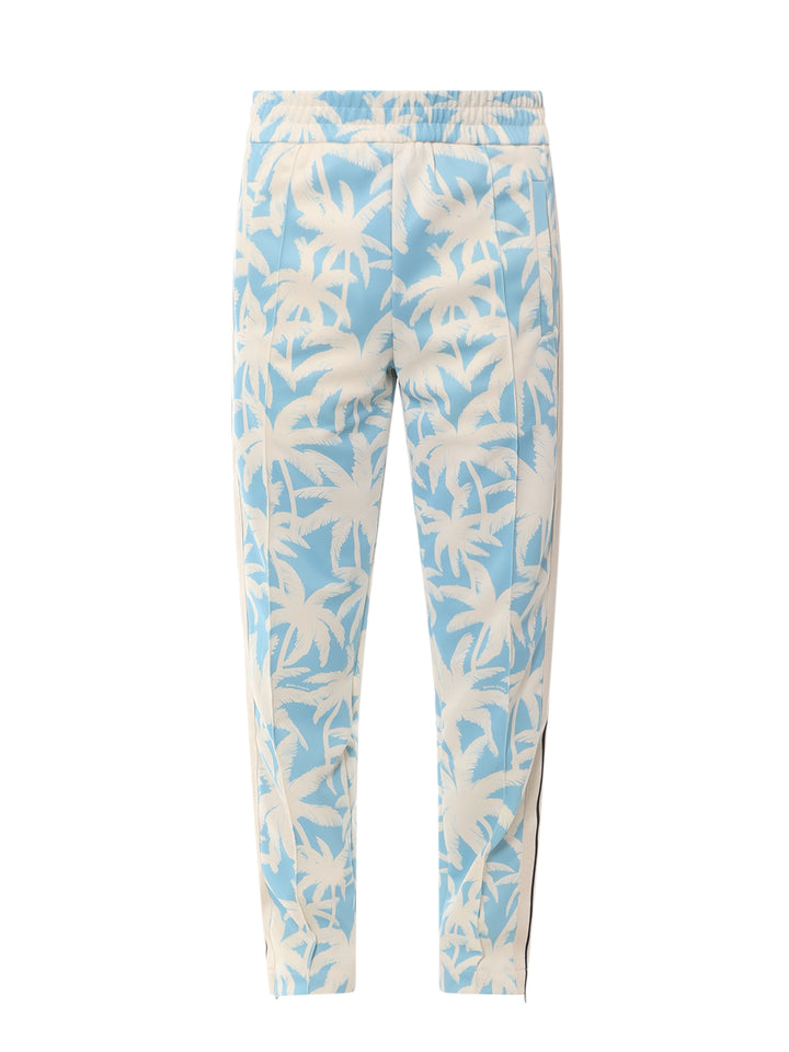 Pantalone in nylon con stampa Palms Allover