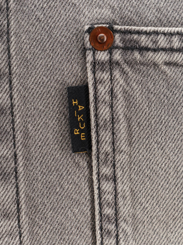 Camicia in cotone con etichetta logata