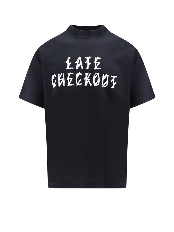 T-shirt in cotone con stampa Late Check Out