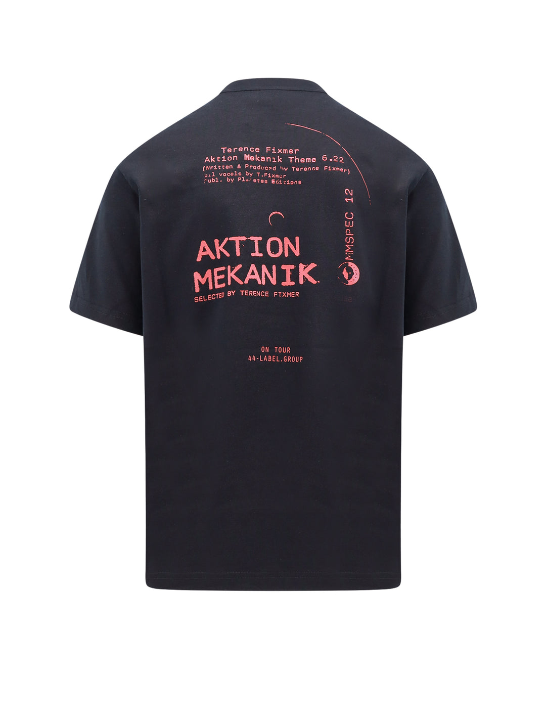 T-shirt in cotone con stampa Aktion Mekanik