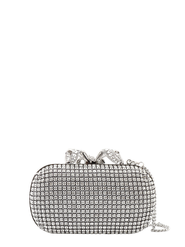 Clutch con strass all-over