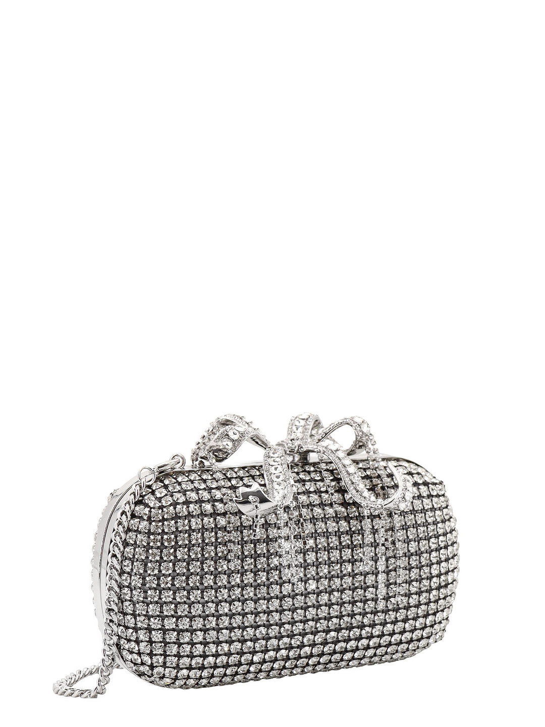 Clutch con strass all-over