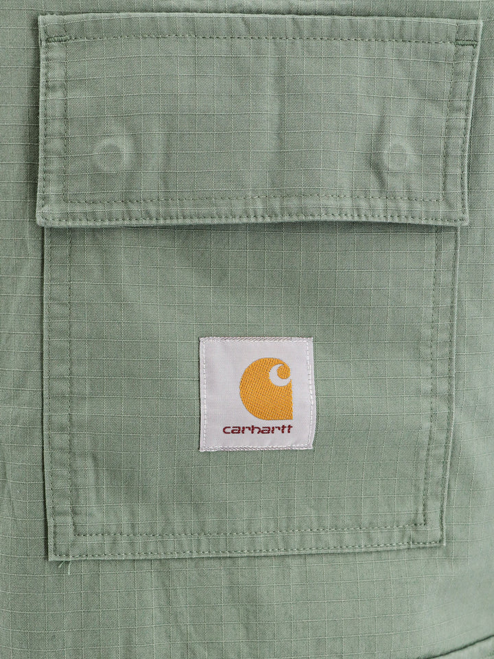 Camicia in cotone con patch logo