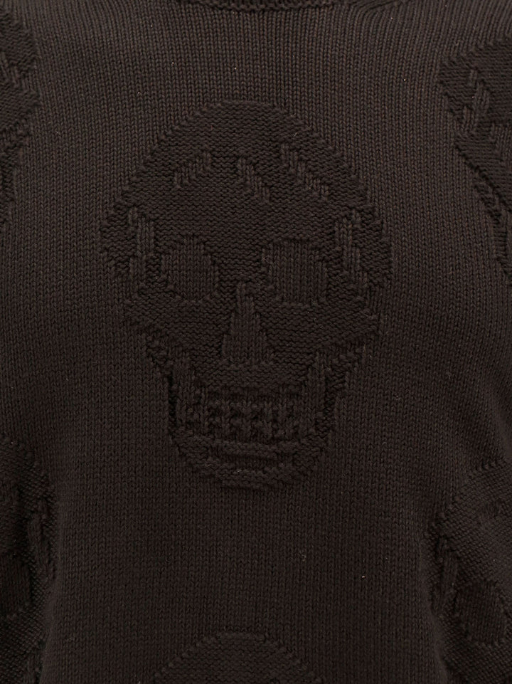 Maglia in cotone con motivo Skull