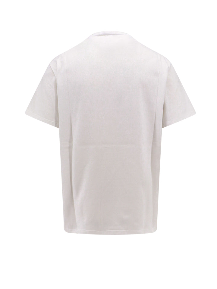 T-shirt in cotone con logo frontale