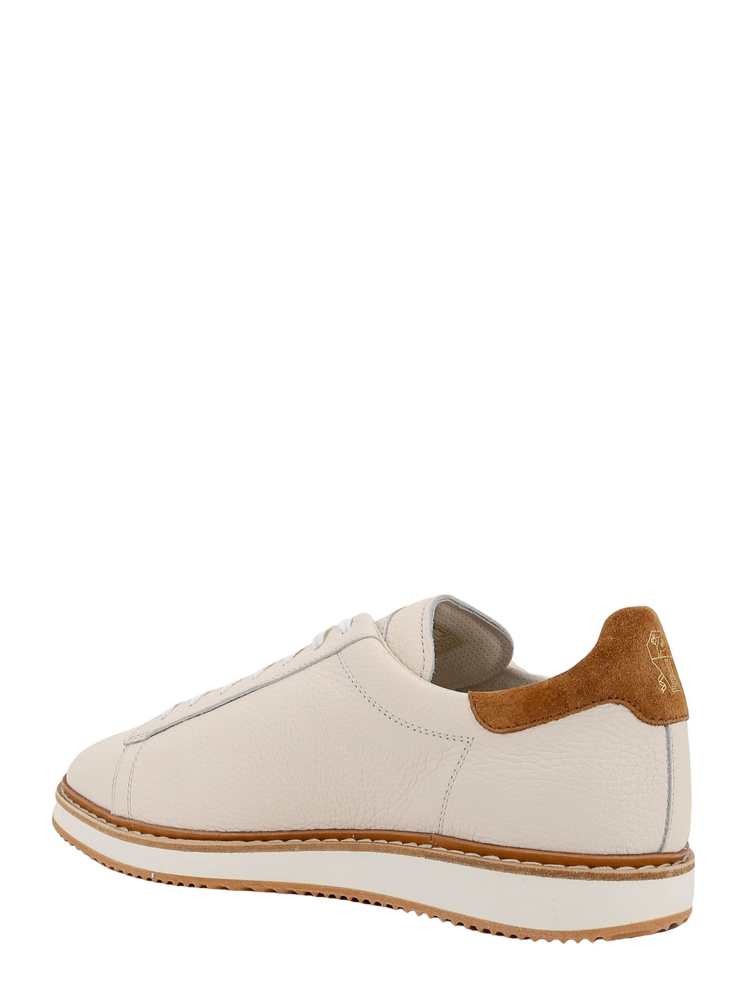 Sneakers in pelle con stampa logo