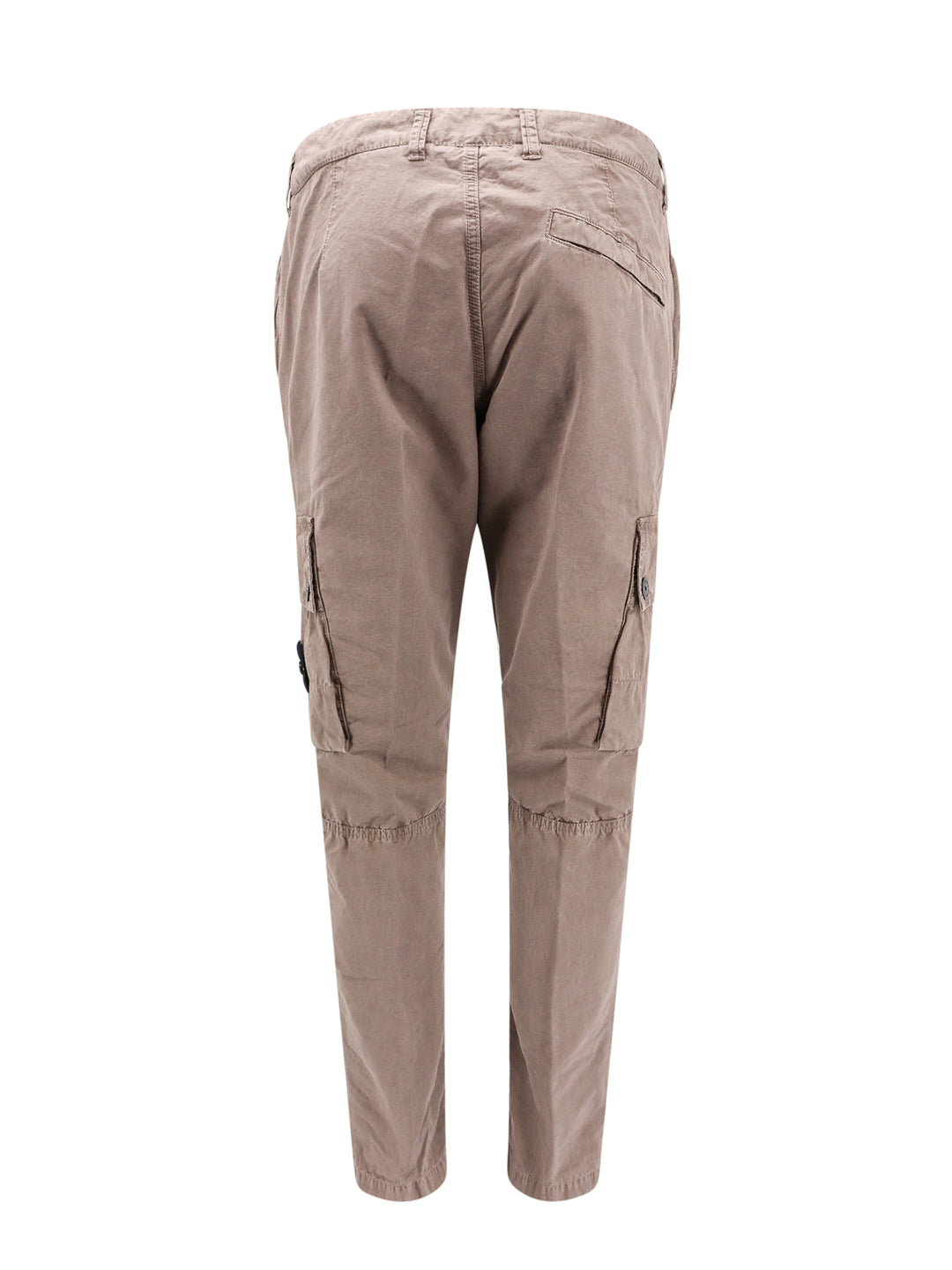 Pantalone cargo in cotone con iconico patch amovibile