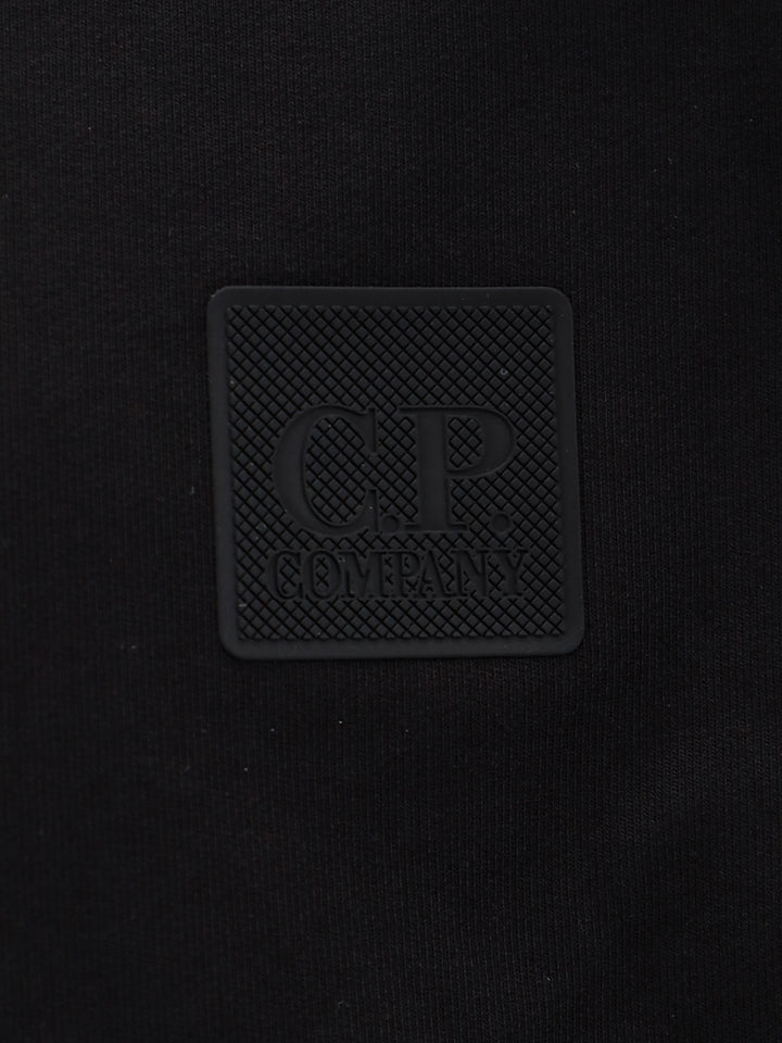 Felpa in cotone stretch con patch logo