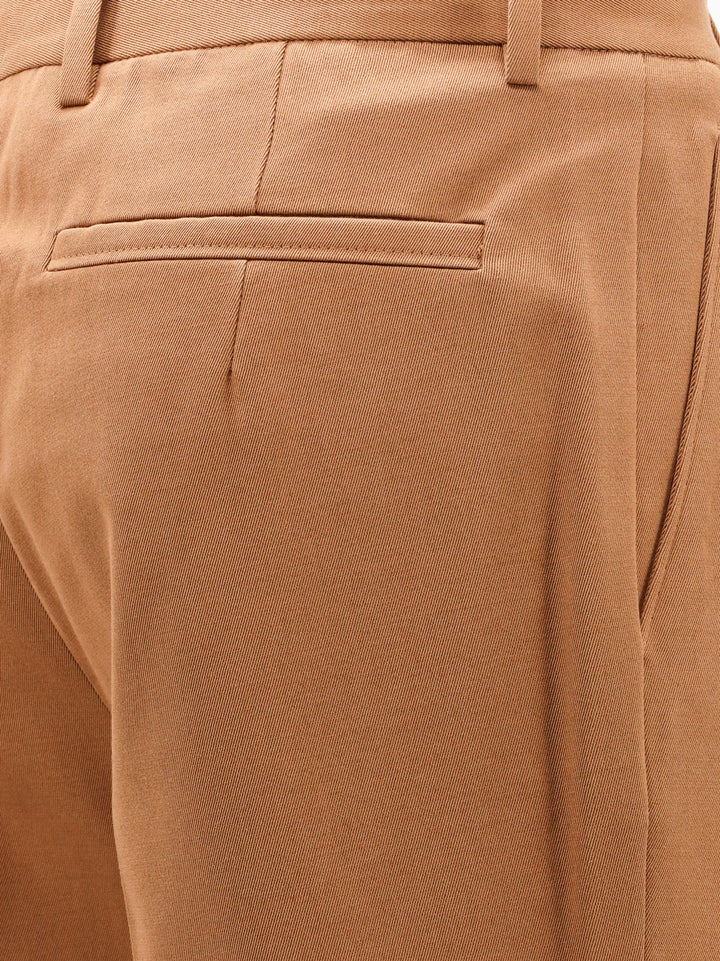 Pantalone in misto cotone e lana
