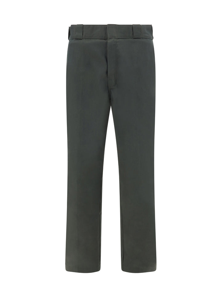 Pantalone in misto cotone con patch logo posteriore