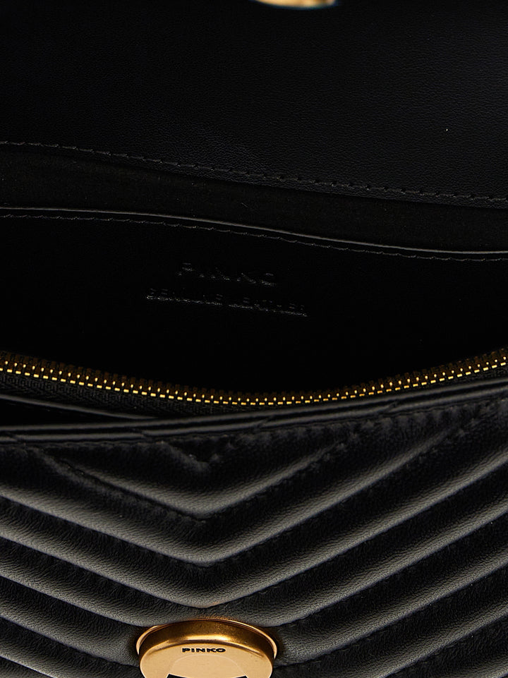 Pinko Mini Love Bag One Borse a Tracolla - Nero | 5855732248b935c06d8712f219f2bc29482199ed