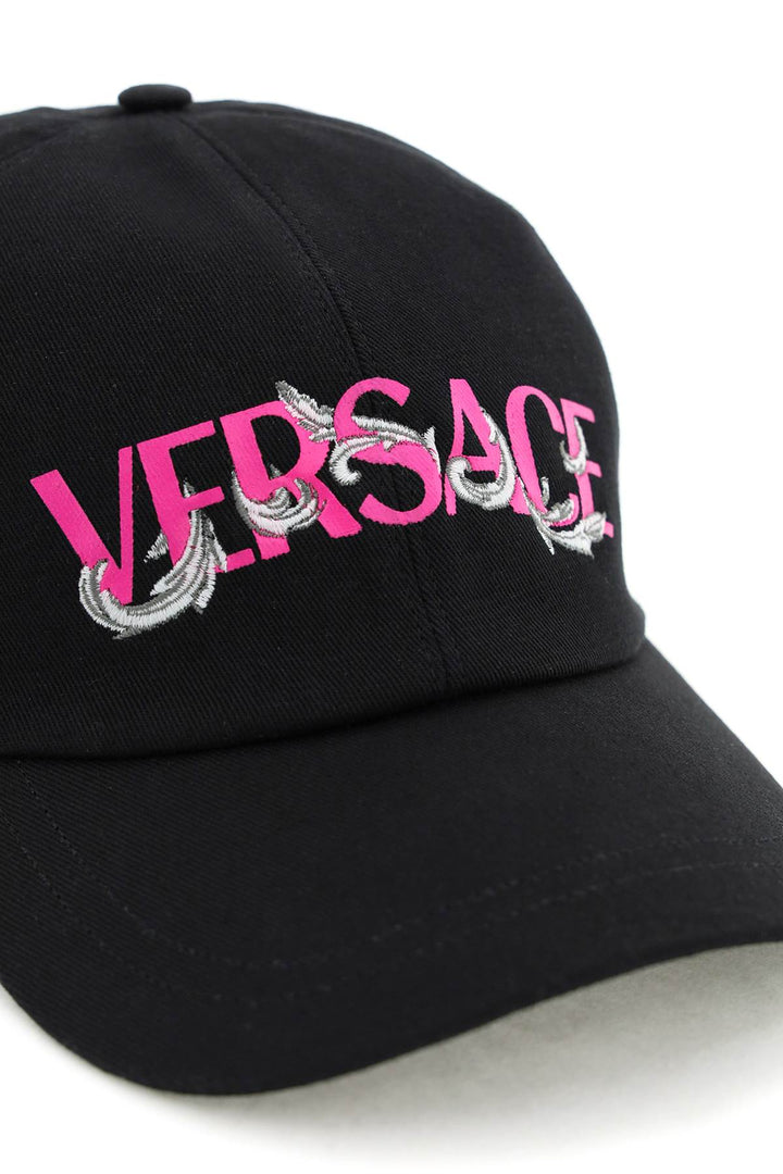Cappello Baseball Con Stampa Logo - Versace - Uomo