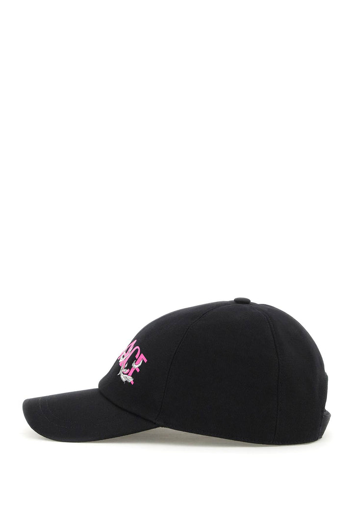 Cappello Baseball Con Stampa Logo - Versace - Uomo