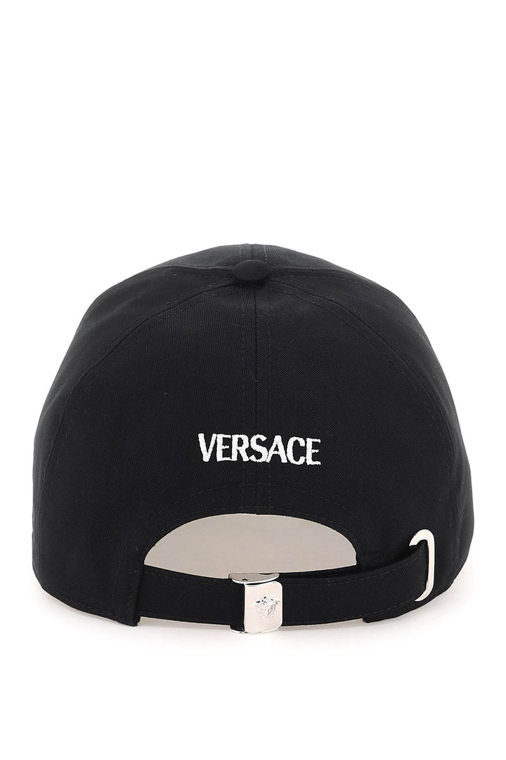 Cappello Baseball Con Ricamo Logo - Versace - Uomo