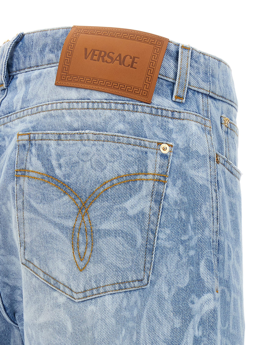 Versace Allover Jeans Celeste