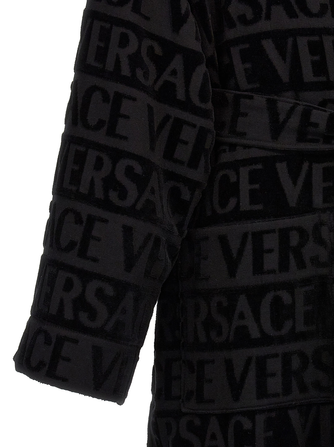 Versace Allover Towels Nero