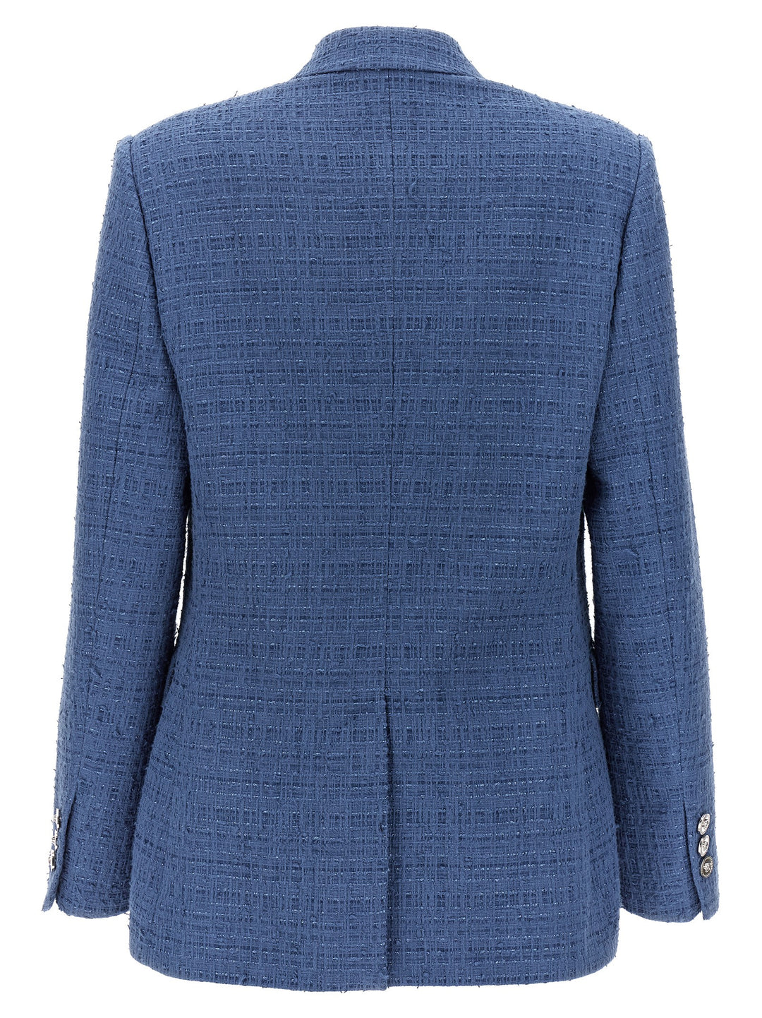 Bouclè Tweed Blazer Blazer And Suits Blu