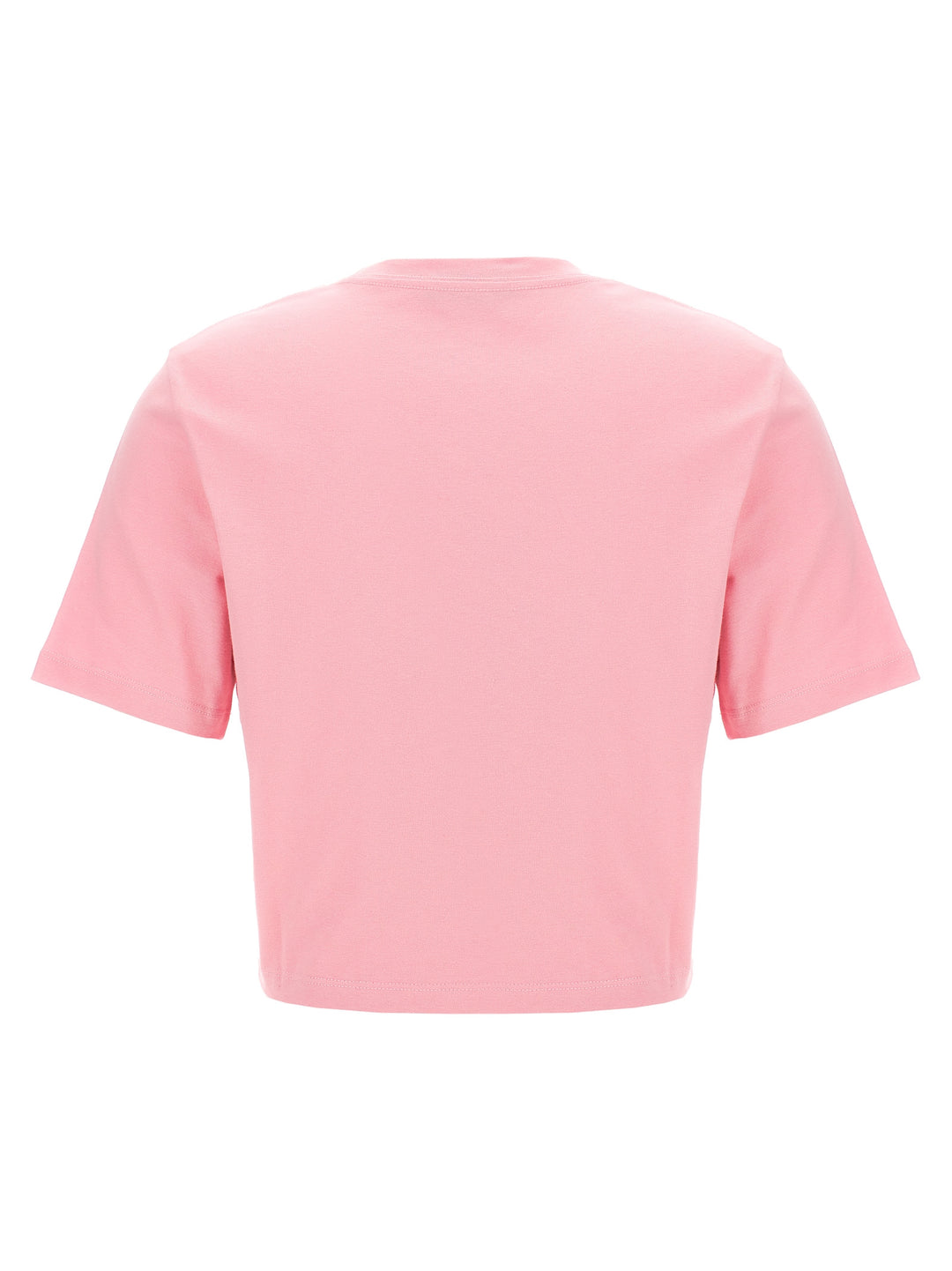Bropped  With Embroidered Logo Pin T Shirt Rosa