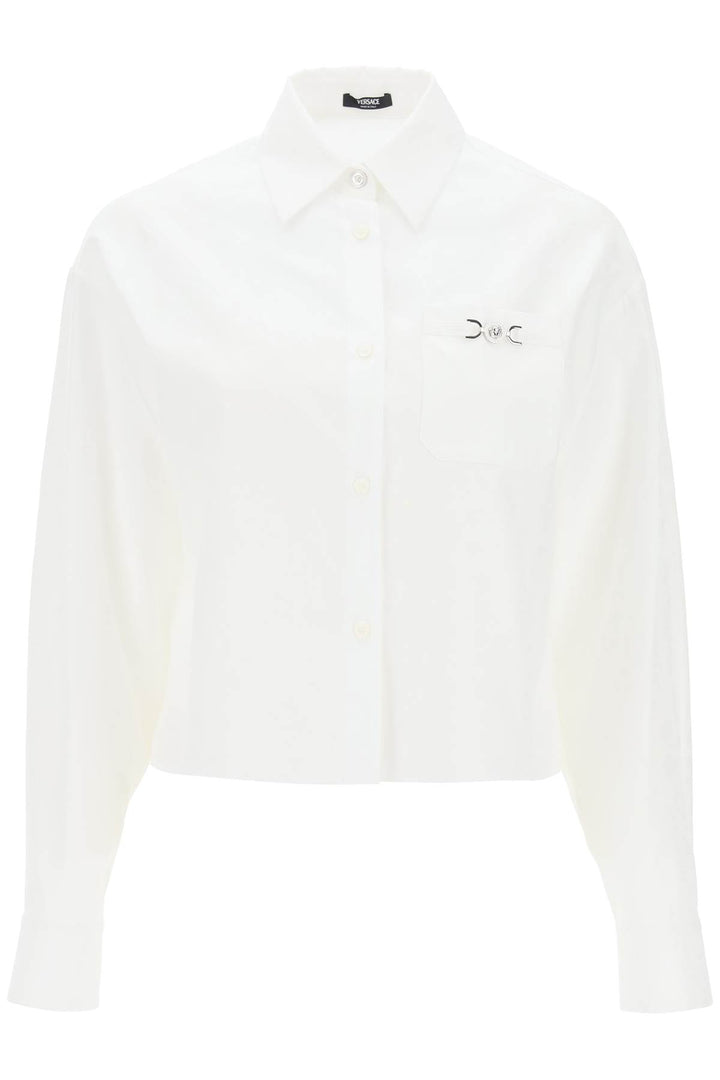 Camicia Cropped Barocco - Versace - Donna