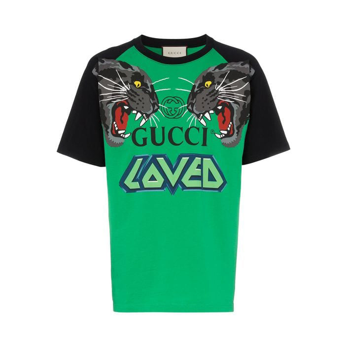 T-shirt con stampa-Gucci-Wanan Luxury