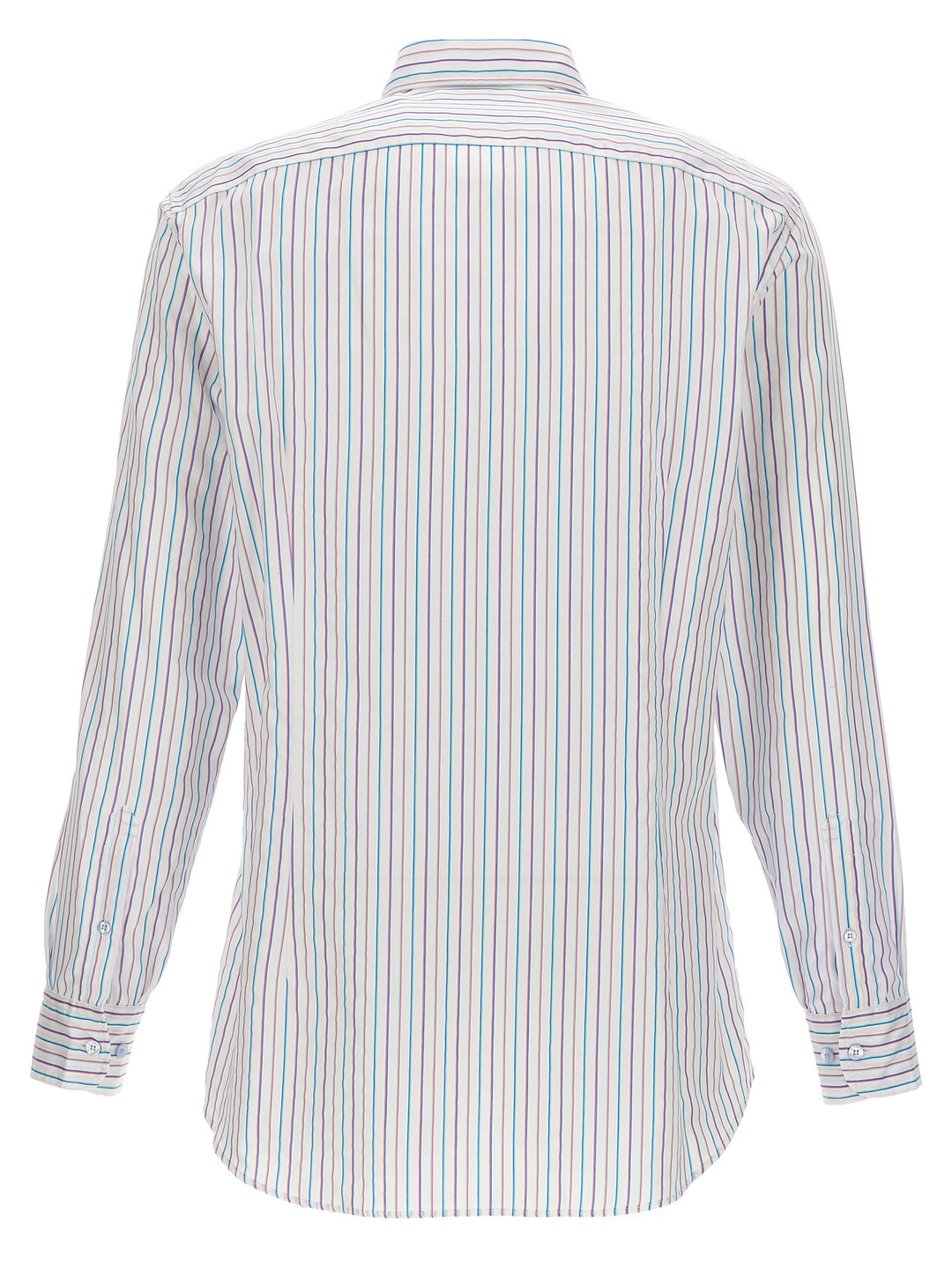Logo Embroidery Striped Shirt Camicie Multicolor